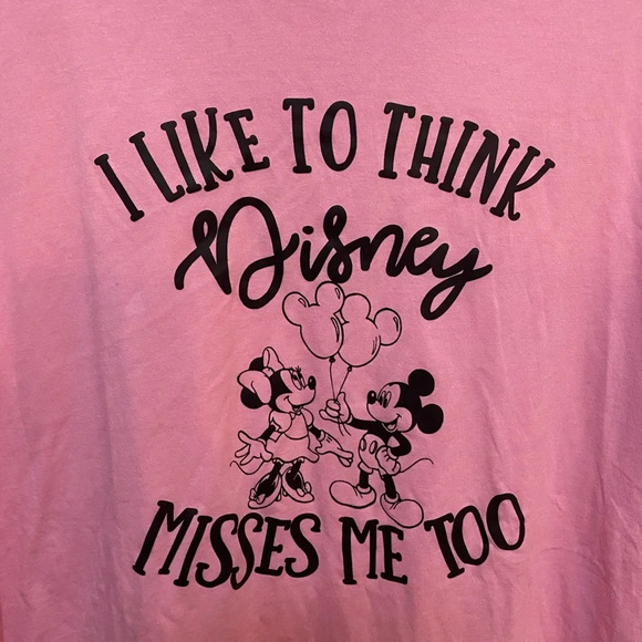 Bella Canvas I Like to Think Disney Misses Me Too Tee - Picture 3 of 6